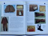 an open book with a picture of a man ' s clothing