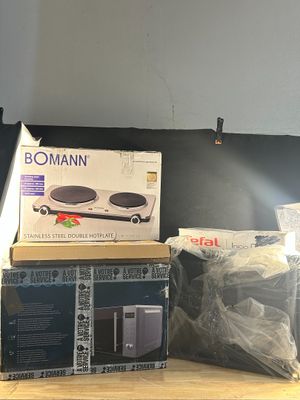 Lot de 5 articles: Micro onde cecotec machine Ã panons tefal…