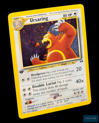 une image d'une carte Pokémon sur laquelle figure l'image d'un homme