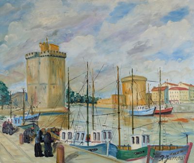 René JAMES (1935-2022) La Rochelle