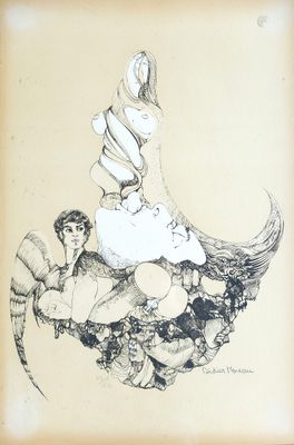 Didier MOREAU (1920-1987), "Sphinx", lithographie justifiée …