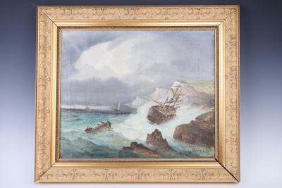 une image représentant un tableau d'un navire en mer