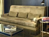a living room with a couch and a coffee table
