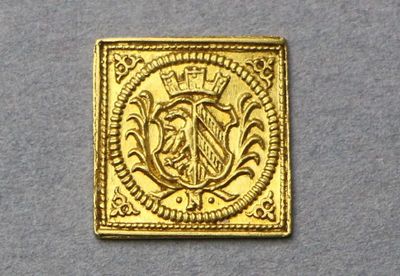 ALLEMAGNE : Nuremberg 1/4 de Ducat à l’Agneau pascal 0,88 gr . Friedbe - Photo 1