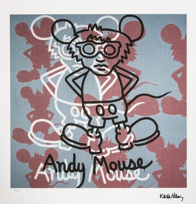 an image of a drawing of a cartoon mouse with the words andy mouse