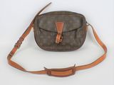 Sac à bandoulière Louis Vuitton en marron et beige clair