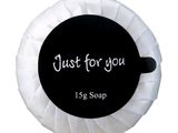 a picture of a soap bar with a label on it