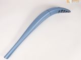 an image of a blue toothbrush on a white surface