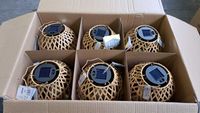 10357-1156 / 6 lanternes solaires LED - BT002 - Effet flamme… (photo 2)
