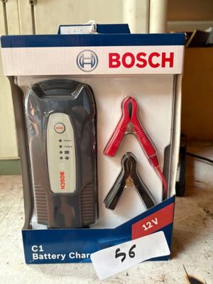 bosch 12 volt battery charger and charger in a box