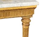 an image of a table with a marble top on a white background