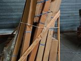 a pile of cardboard sitting on a pallet in a warehouse