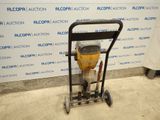 an image of a hand truck with a bucket on it