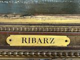 an image of a close up of a sign on a wooden frame