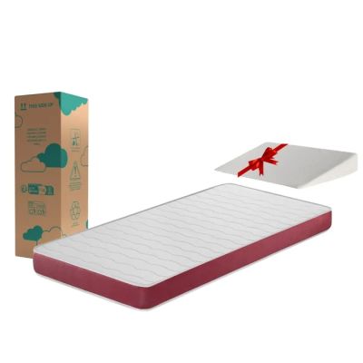 une image représentant une boîte contenant un matelas et une boîte de mouchoirs