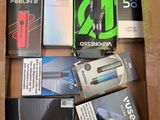 a box full of electronic gadgets that are in the box