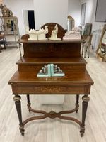 Bonheur du jour formant bureau en bois de plaquage et marque… (photo 3)