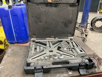 a tool case that is sitting on a table
