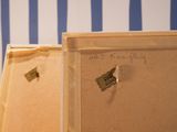 a picture of a piece of cardboard that has been left in a box