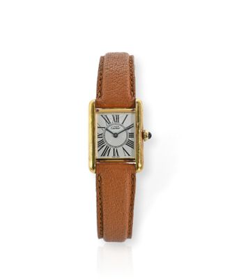 Montre-bracelet Cartier en or 18 carats sertie de diamants