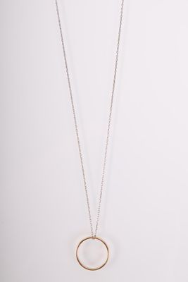 Fine chaîne maille forçat En or blanc 18k (750)