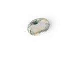 a green amethe gems on a white background