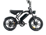a black bike with a black seat on a white background