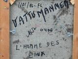 a picture of a picture of a sign on the wall