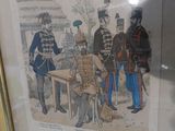 a framed picture of a group of men in uniforms