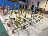 a large room with a lot of different types of construction equipment