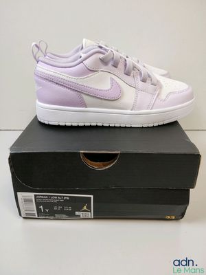 Nike Air Jordan 1 Low blanche et violette