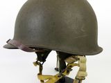 an image of a helmet on a stand on a white background