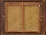 a picture of an old window with a rope on it