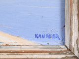 an image of a close up of a painting on a window sill