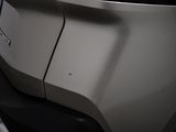 a close up view of a car ' s rear bumper