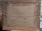 an old suitcase sitting on top of a table