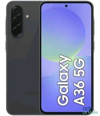 l'arrière d'un smartphone Galaxy A38 noir équipé d'un appareil photo