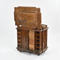 [HORLOGERIE] Cabinet de table sur quatre faces en bois natur… (photo 6)
