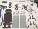 a picture of a paper model of a military vehicle