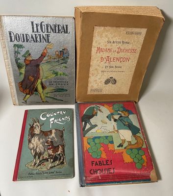 trois livres pour enfants posés les uns à côté des autres sur une table