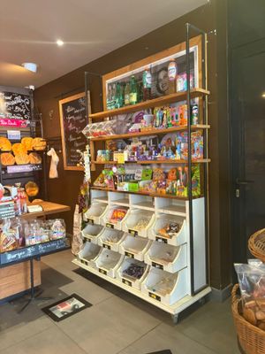 a store filled with lots of different types of food