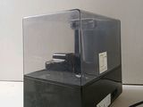 an image of a black and white photo of a blender