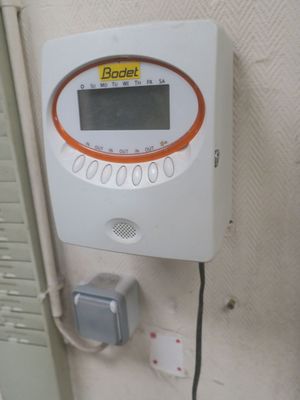 an image of a control panel on a wall