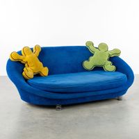 Keith Haring (1958–1990), canapé deux places « Pool » avec d… (photo 3)