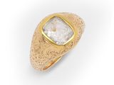 une bague en or 18k et diamants