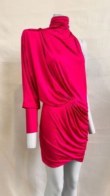 pink draped dress on mannequin mannequin mannequin mannequin mannequin mannequin mannequin mannequin mannequin mann