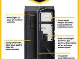 a close up of a cell phone with instructions on it