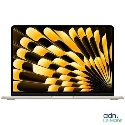 an image of a laptop computer with a yellow and black design on the screen