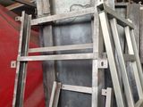a ladder that is leaning up against a wall