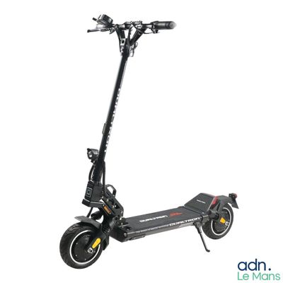 a close up of a scooter on a white background